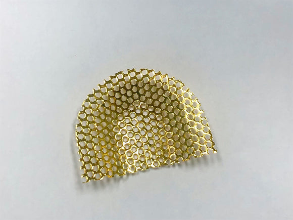 GOLD COLORED WIRE MESH