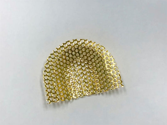 GOLD COLORED WIRE MESH