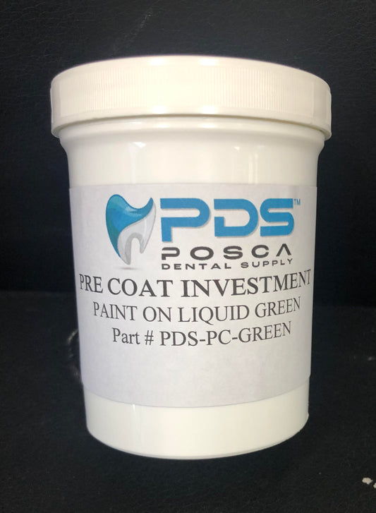 PRE COAT INVESTMENT PAINT ON LIQUID GREEN